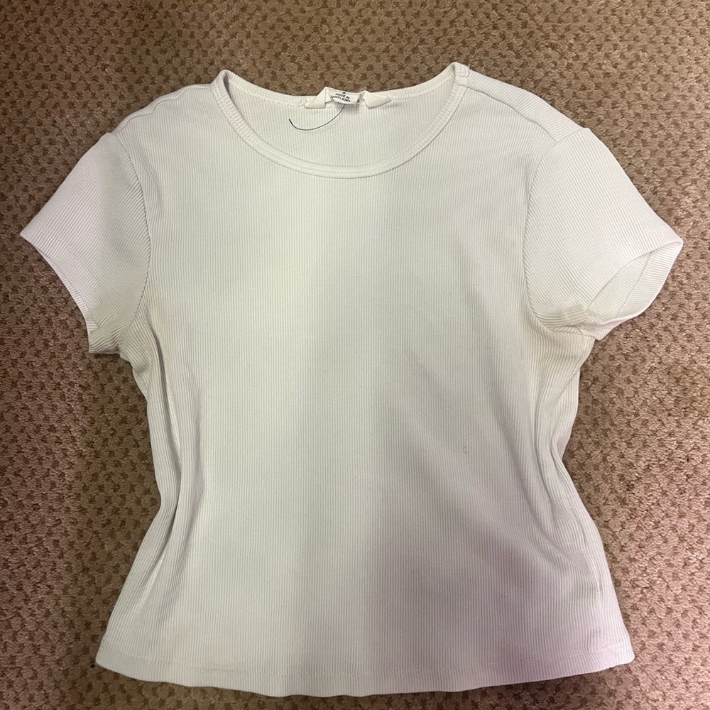Glassons Cream Short Sleeve Tee